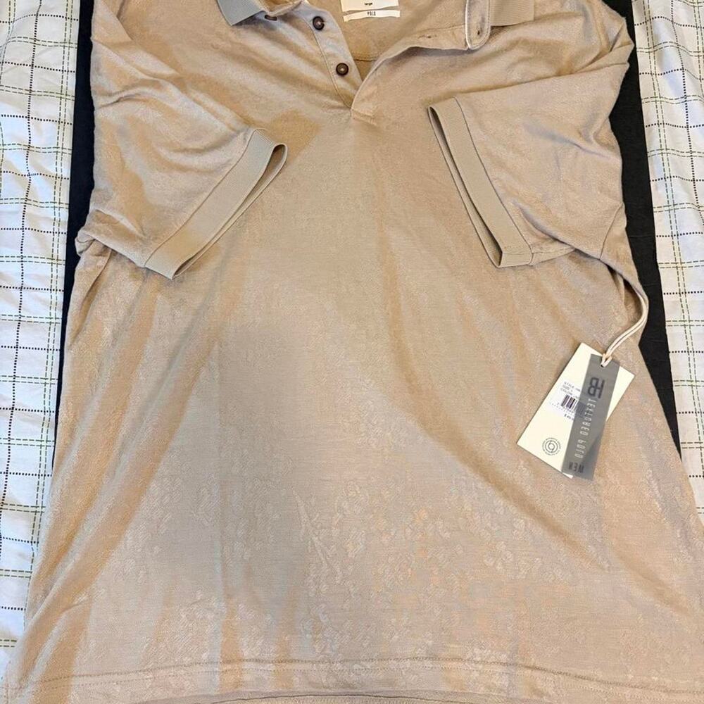 Hudson & Barrow Tan Polo Shirt Size L